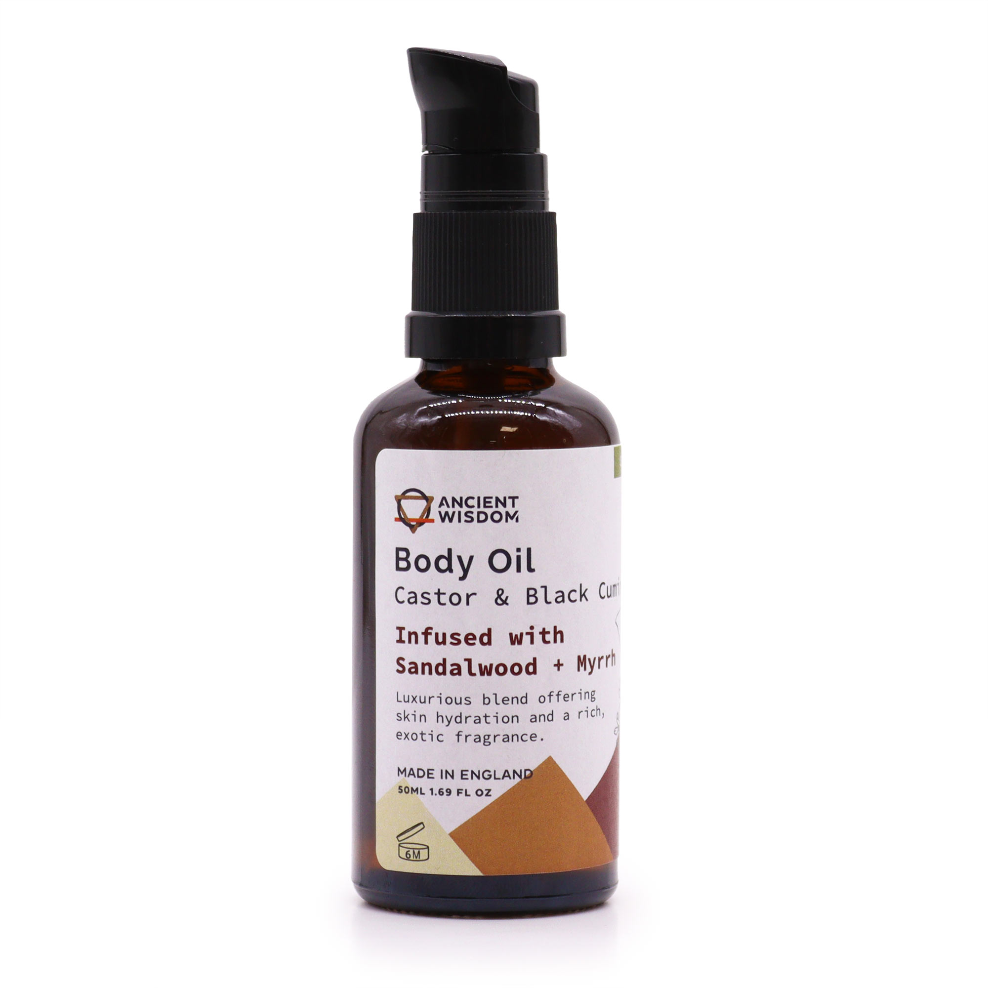 Ulei de Corp Organic 50 ml - Lemn de Santal și Smirnă 2 Ulei de Corp Organic 50 ml - Lemn de Santal și Smirnă