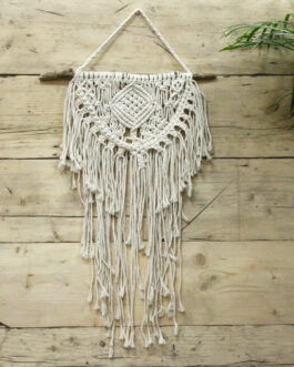 Decorațiune Macrame pentru Perete – Acasă și Inimă