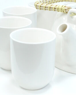 Set de Ceai – Alb Clasic