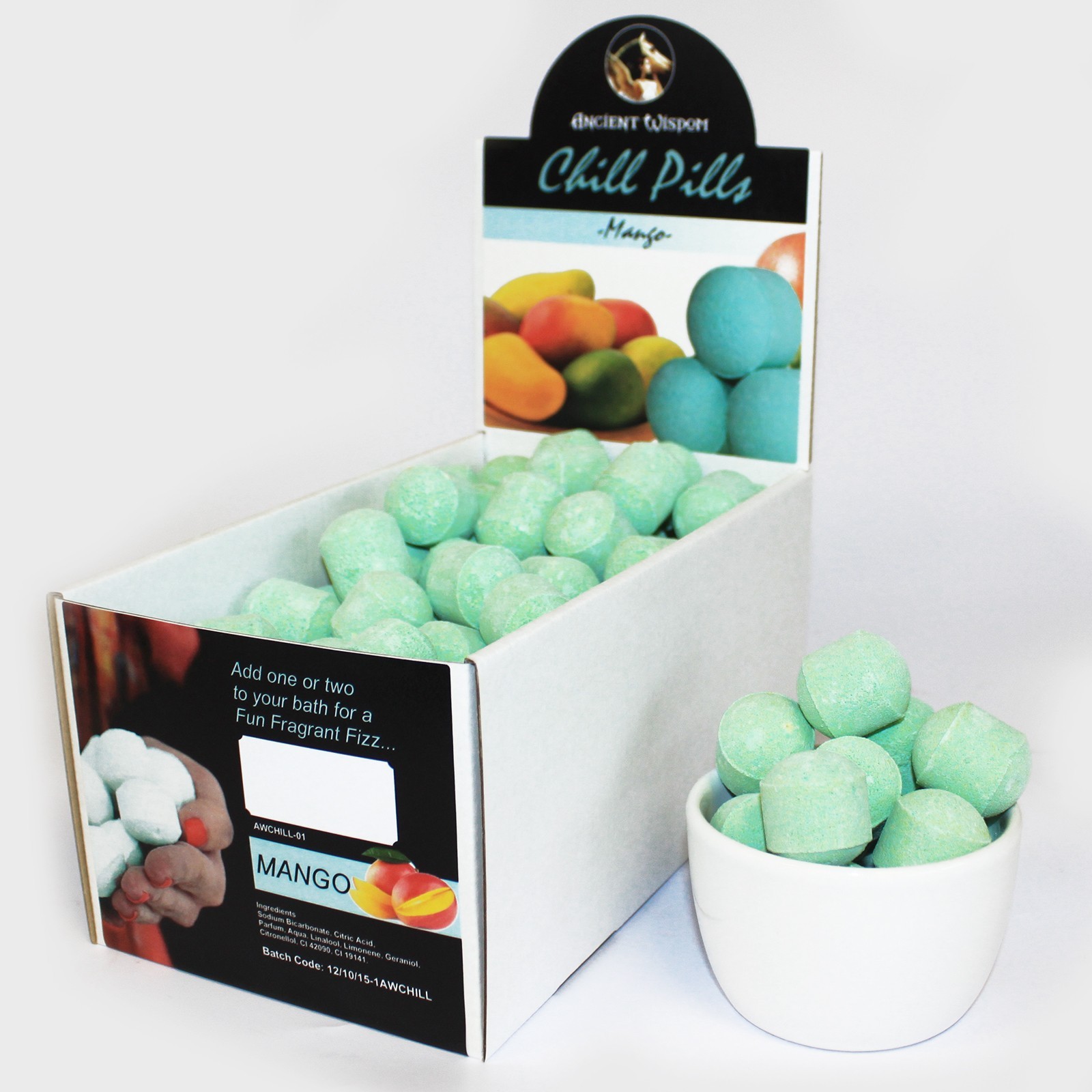 Bile de Baie Spumante 1,3 kg - Mango 4 Bile de Baie Spumante 1,3 kg - Mango - imagine 2