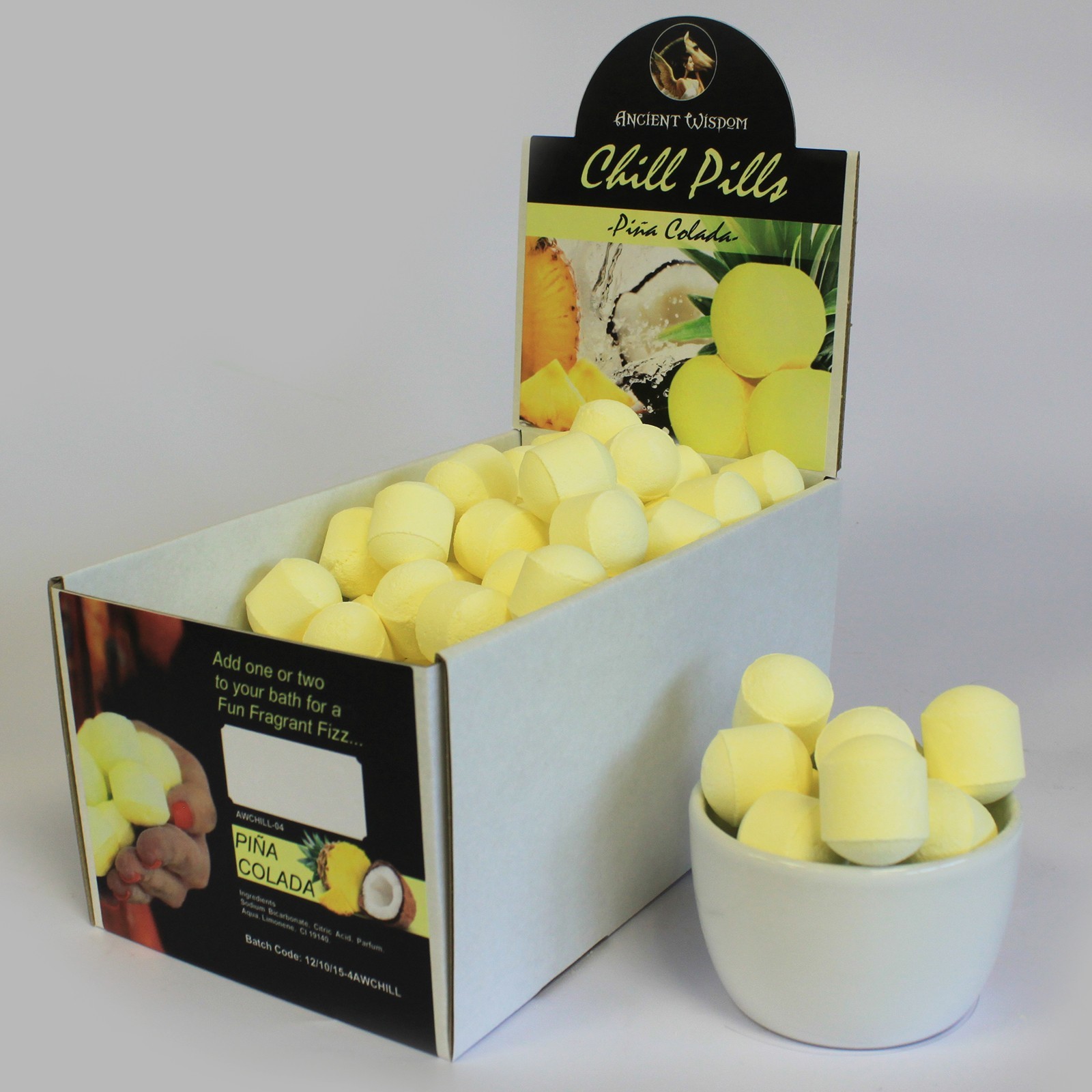 Bile de Baie Spumante 1,3 kg - Pina Colada 4 Bile de Baie Spumante 1,3 kg - Pina Colada - imagine 2