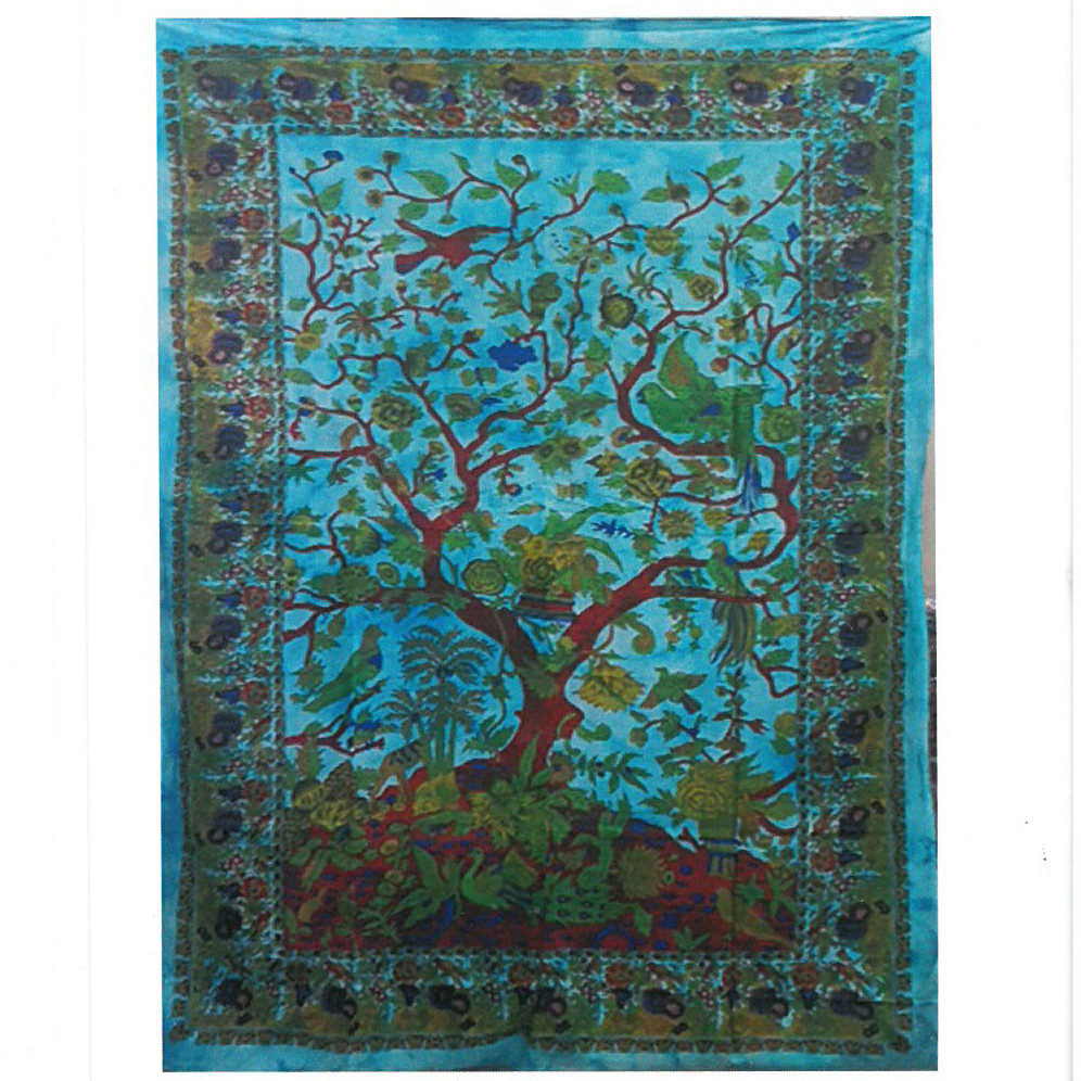 Artă de perete din bumbac - Arborele vieții - Clasic 3 Artă de perete din bumbac - Arborele vieții - Clasic