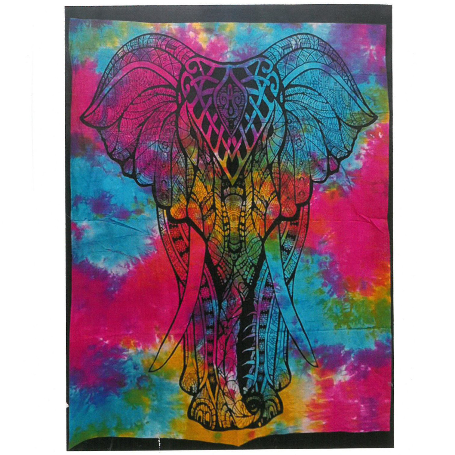 Artă de perete din bumbac - Elefant 3 Artă de perete din bumbac - Elefant