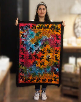 Artă de perete din bumbac – Mandala elefant