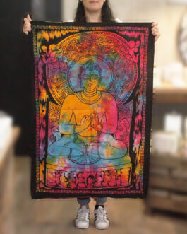 Artă de perete din bumbac – Buddha liniștit