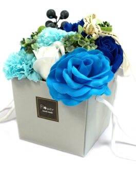 Buchet de flori de săpun – Nuntă albastră