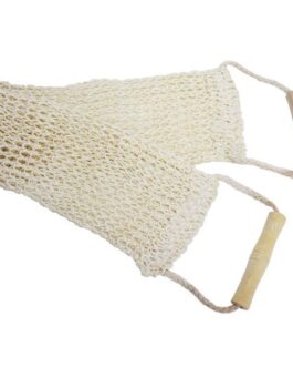 Exfoliant natural pentru spate din iută