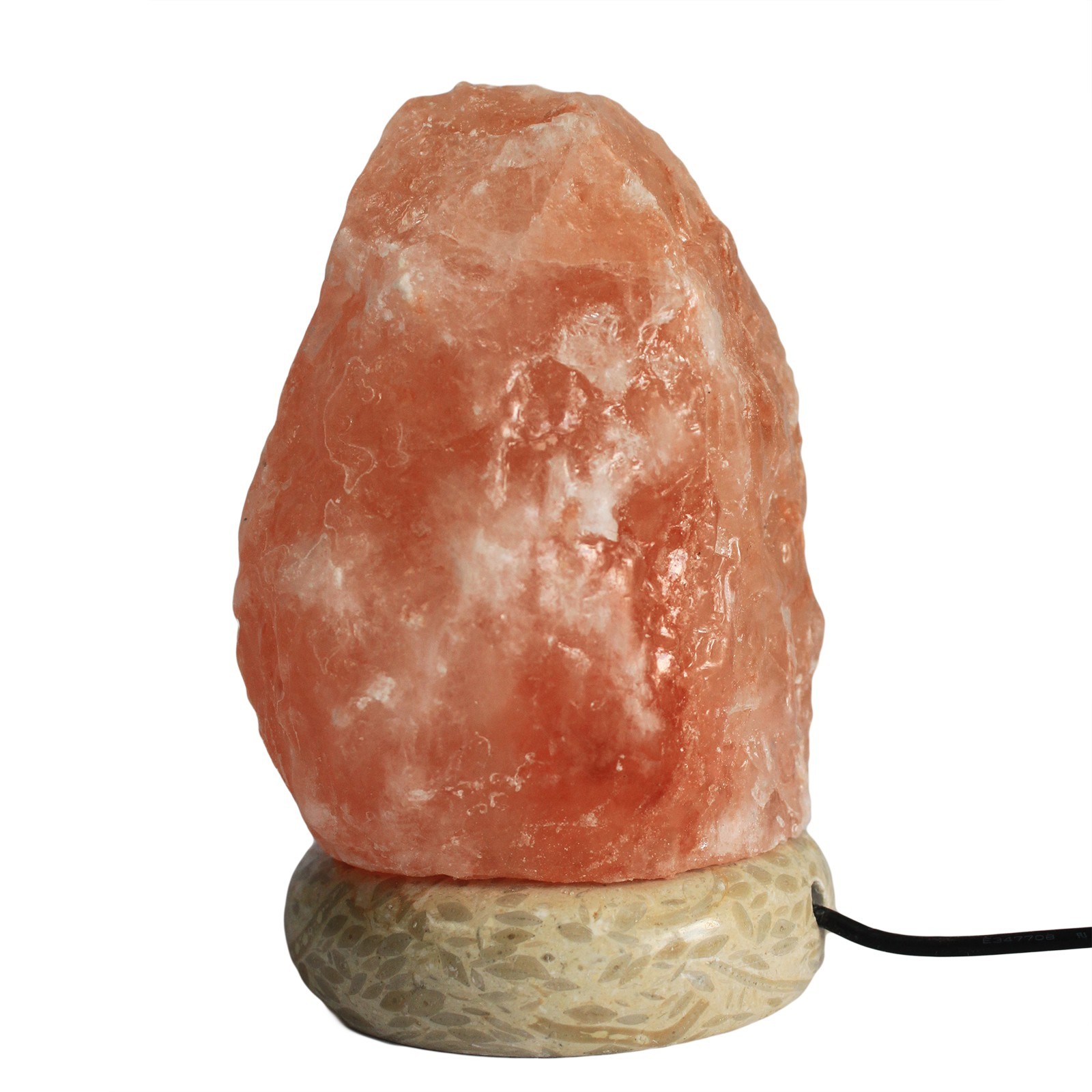 Lampă de sare naturală USB de calitate - 11,5 cm (lumină multicoloră)