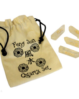Fengshui Quatra-Set Cuarț Natural