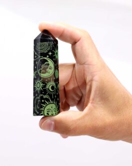 Obsidian Negru cu Vârf Ascuțit – Mystic Story – Pădure Verde