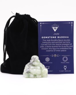 Buddha Mic din Piatră semiprețioasă – Jad