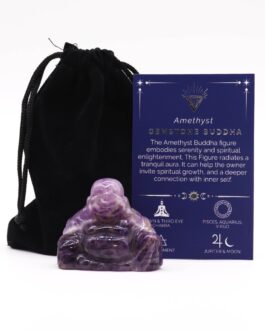 Buddha Mare din Piatră semiprețioasă – Ametist