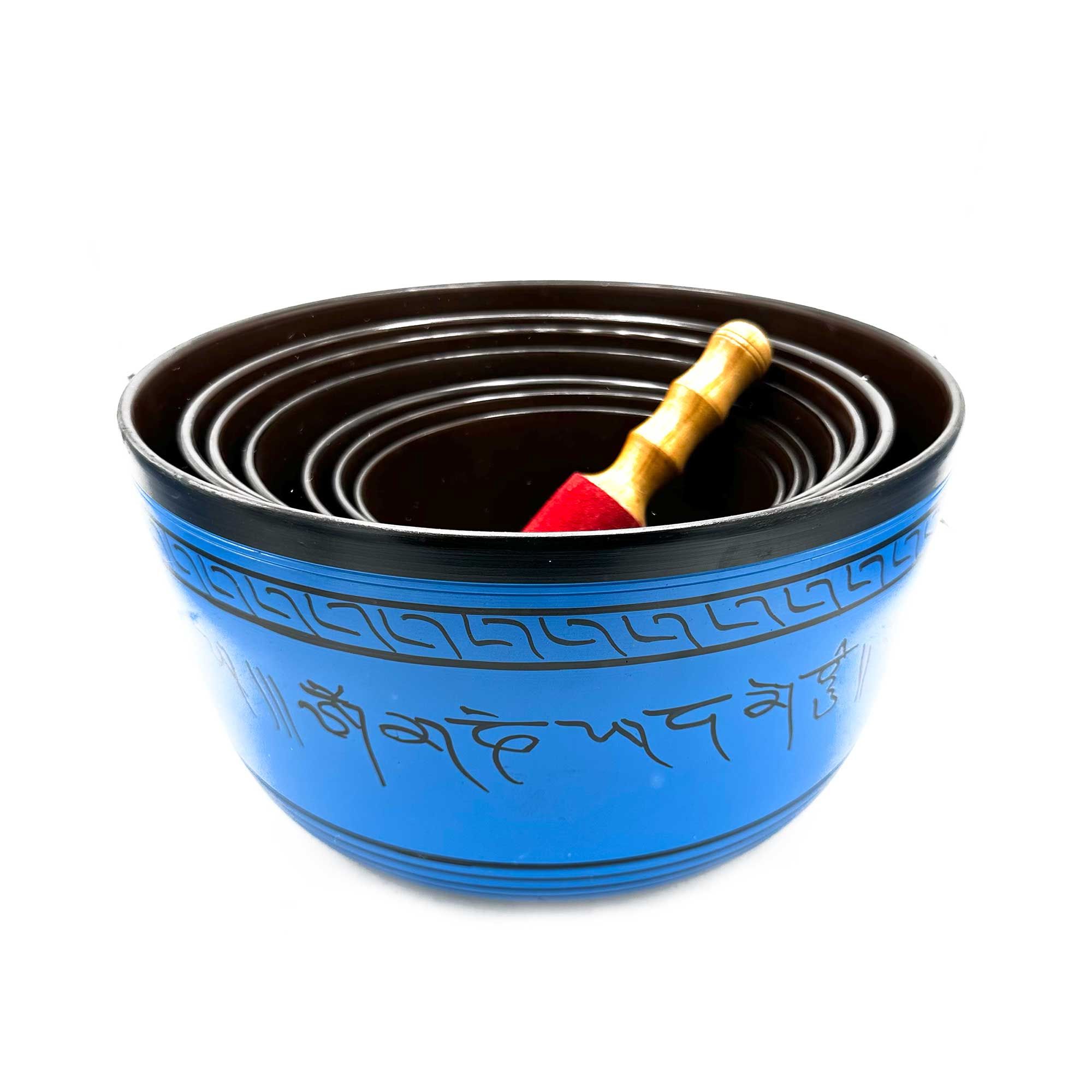 Set Mic Chakra de Șapte Vase Cântătoare (14-22 cm) 6 Set Mic Chakra de Șapte Vase Cântătoare (14-22 cm) - imagine 4