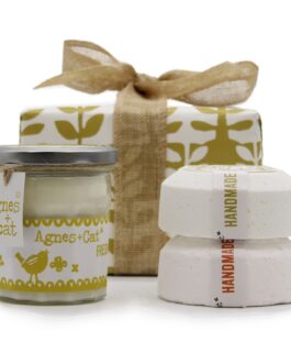 Cutie cadou – Citrice Proaspete (Lumânare) + Clementine și Moroccan Roll (Spumant)