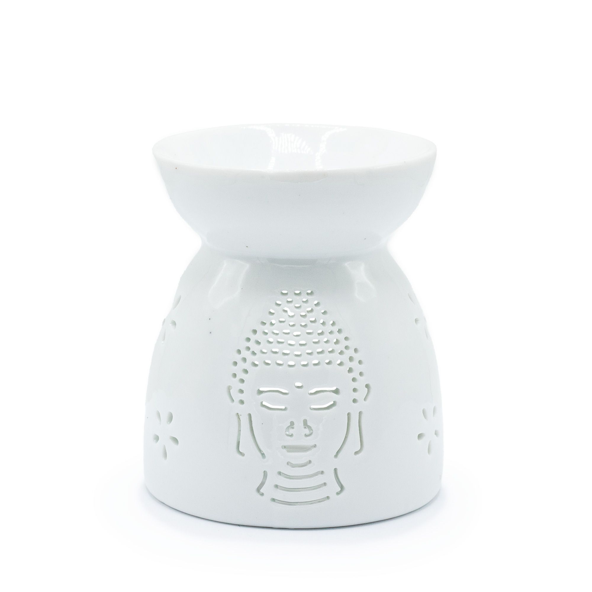 Aroma Lampă Motiv- Buddha - Alb