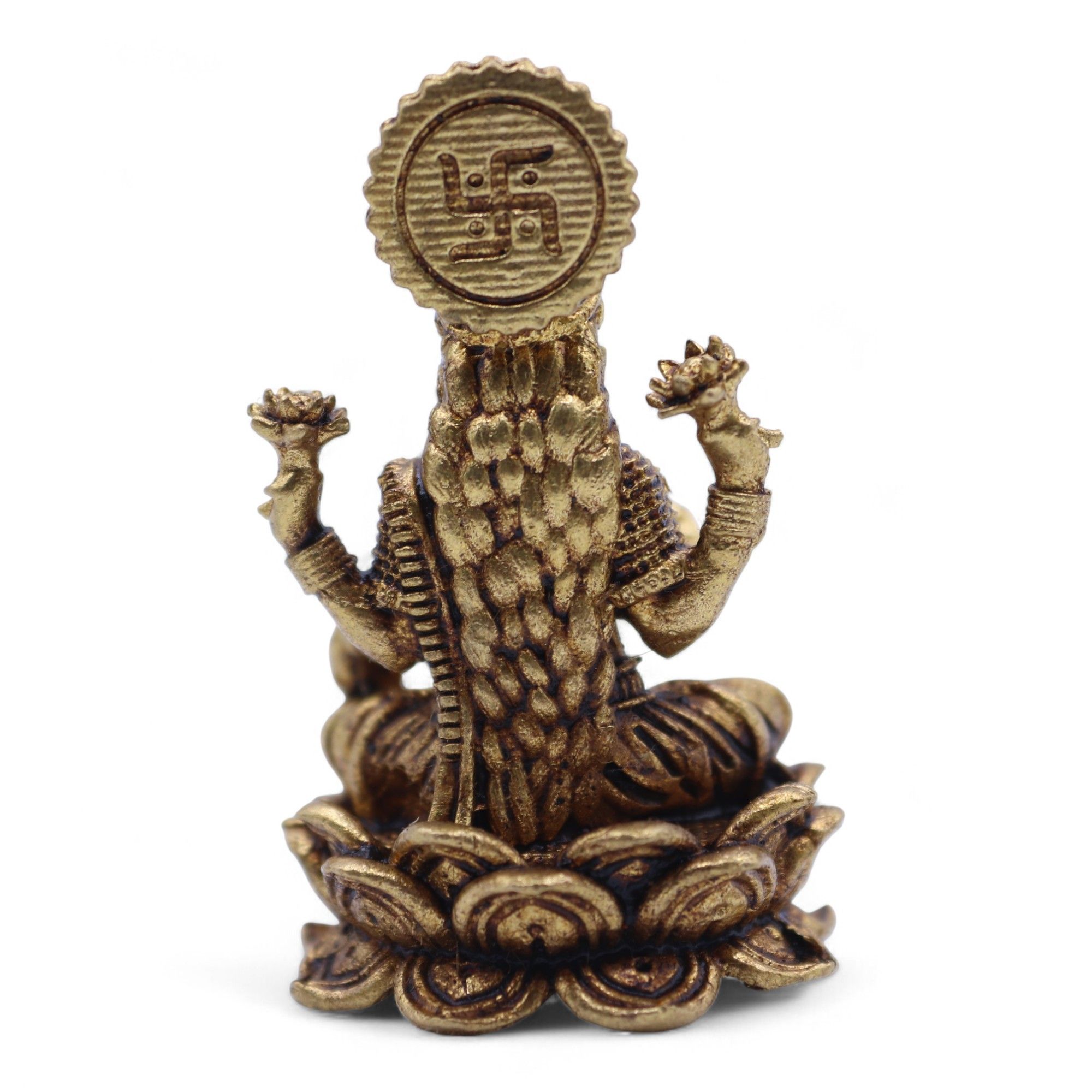 Figurine Miniature din Alamă – Laxmi (22 g) – 37 mm