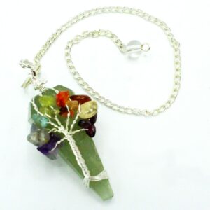 Pendul Magic - Șapte Chakra - Aventurin - mystone 20 Pendul Magic - Șapte Chakra - Aventurin - mystone