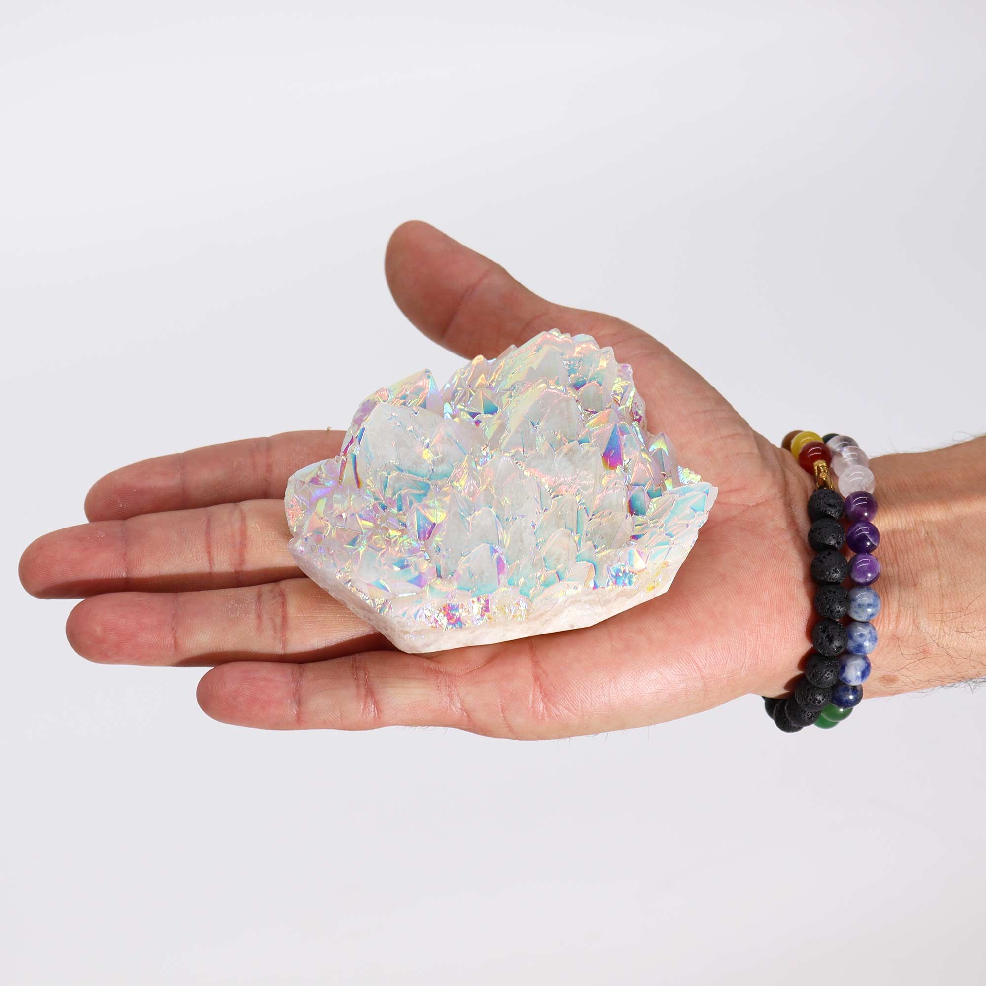 Cuarț Natural Îmbunătățit Mare - Cuarț Aura Înger (aprox. 300-450g, 8-15cm) 6 Cuarț Natural Îmbunătățit Mare - Cuarț Aura Înger (aprox. 300-450g, 8-15cm)