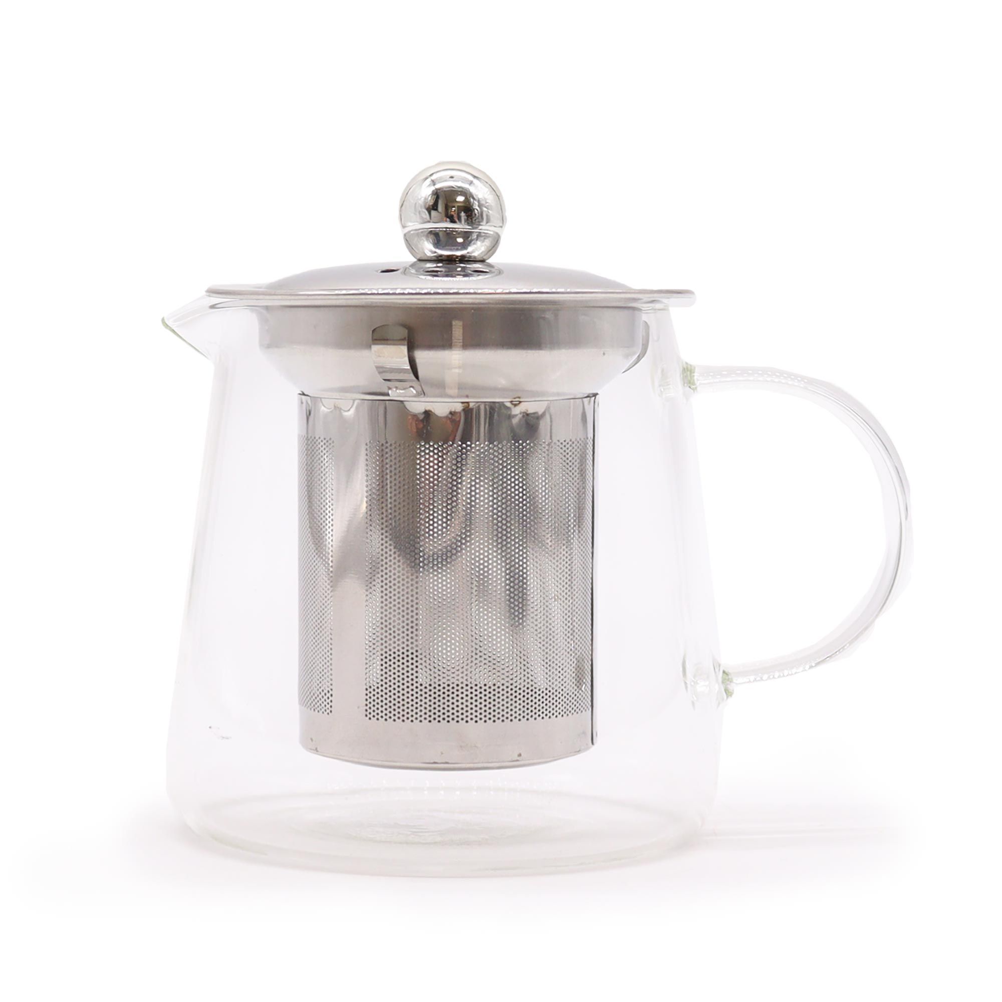 Ceainic din Sticlă cu Infuzor - Formă de sticlă - 350 ml