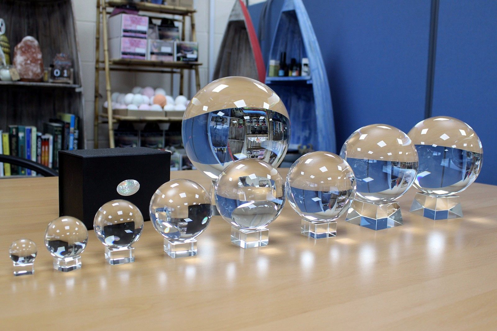 Glob de Cristal pe Suport 110mm 6 Glob de Cristal pe Suport 110mm - imagine 4