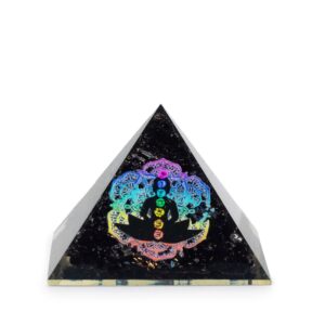 Piramide Mici din Orgonit 5.5x4.5 cm – Chakra Buddha – Fragmente de Turmalină Neagră 21 Piramide Mici din Orgonit 5.5x4.5 cm – Chakra Buddha – Fragmente de Turmalină Neagră
