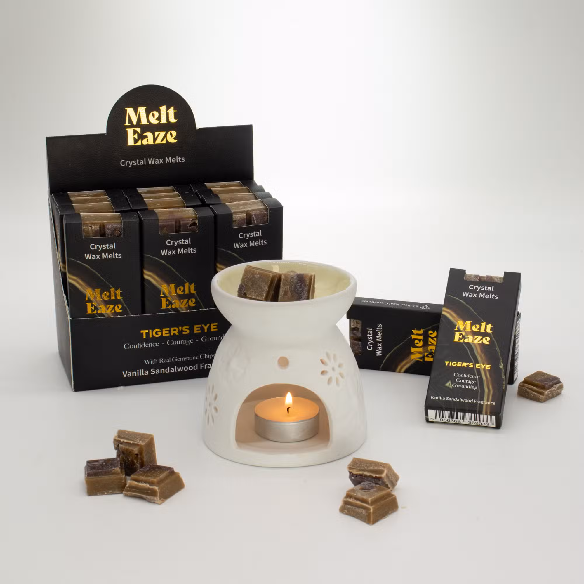 Melt Eaze Tablete din Ceară 50g - Vanilie cu Lemn de Santal 4 Melt Eaze Tablete din Ceară 50g - Vanilie cu Lemn de Santal