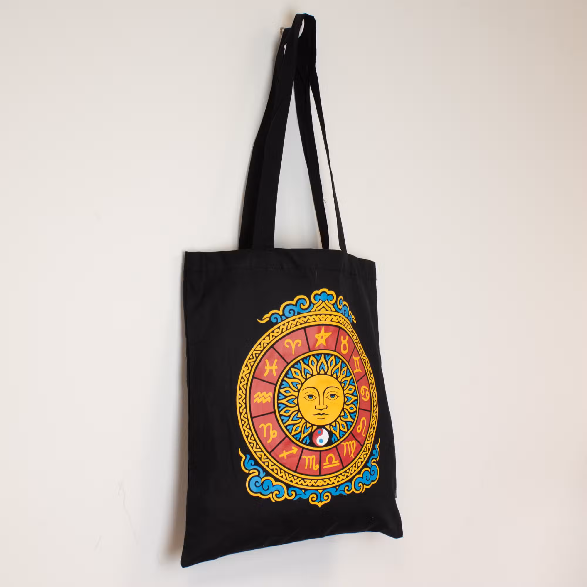 Geantă tote clasică Iconic - Soare Zodiacal - Neagră 170 g 6 Geantă tote clasică Iconic - Soare Zodiacal - Neagră 170 g