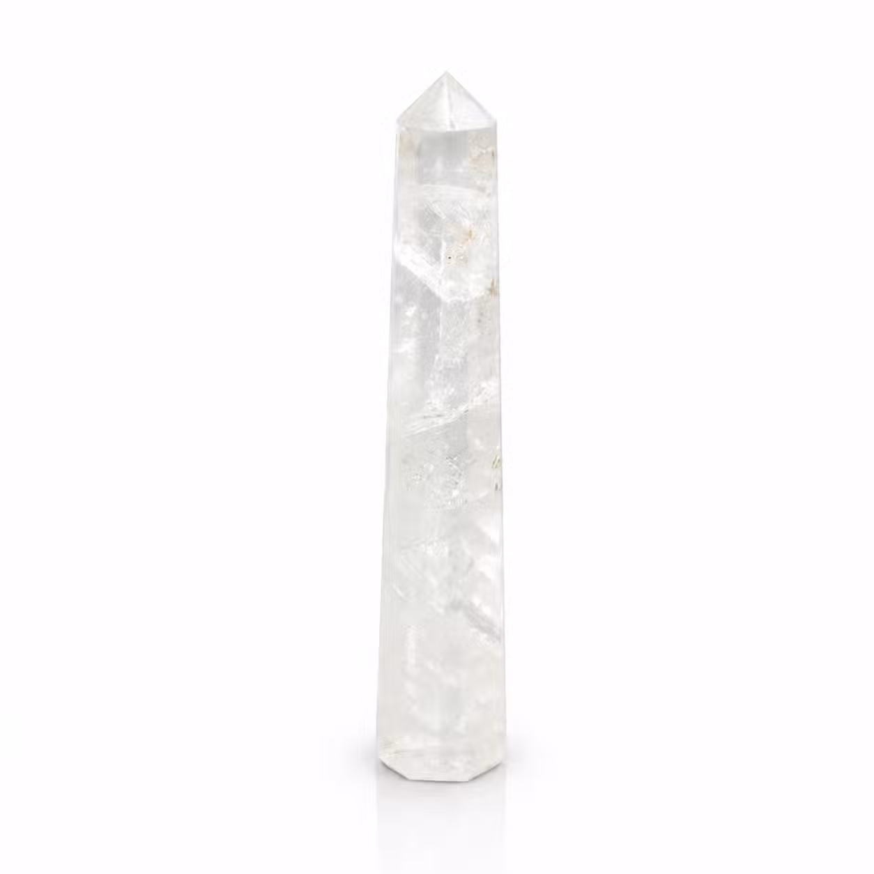 Obelisc cu șase fețe aprox. 17 cm - Cristal de stâncă 2 Obelisc cu șase fețe aprox. 17 cm - Cristal de stâncă