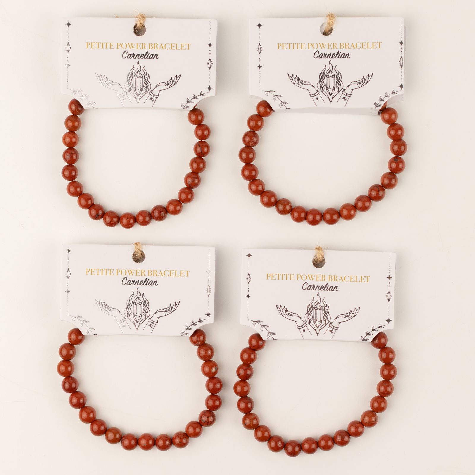 Brățară Power Mică (17 cm x 6 mm) – Carneol 9 Brățară Power Mică (17 cm x 6 mm) – Carneol
