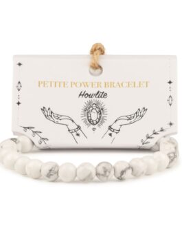 Brățară mică Power (17cmx6mm) – Howlite