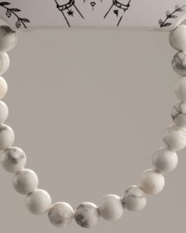 Brățară mică Power (17cmx6mm) – Howlite